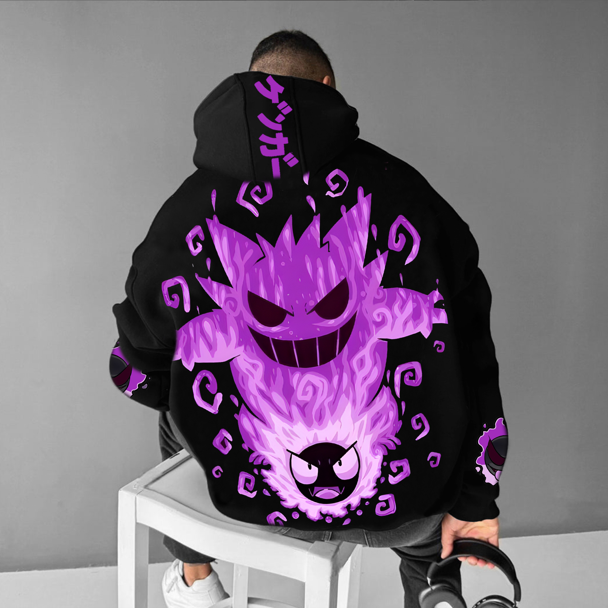Unisex Anime Graphic Streetwear Vintage Hoodie