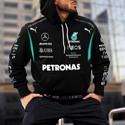 Racing Printed Hoodie