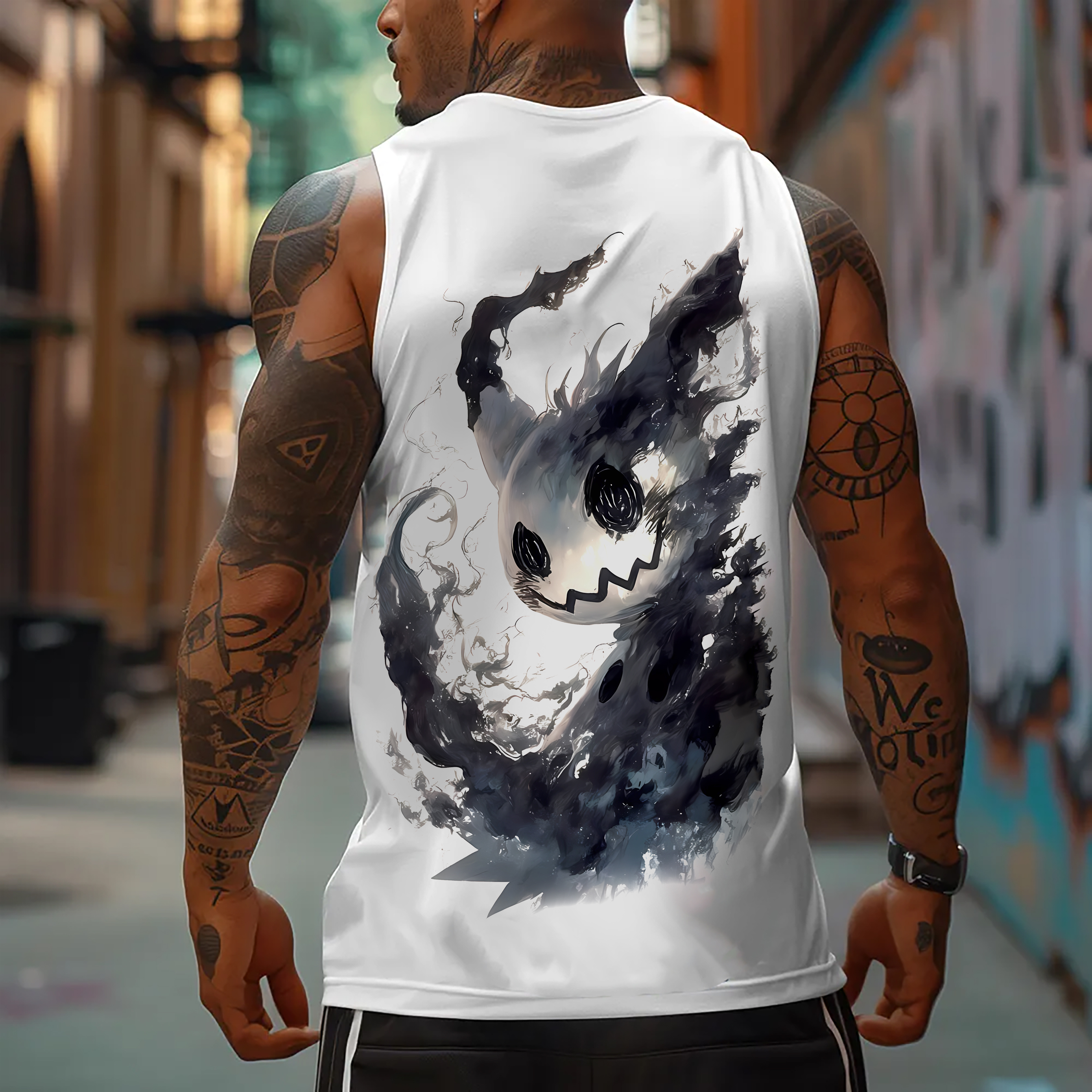 Unisex Anime Sleeveless Tank Top