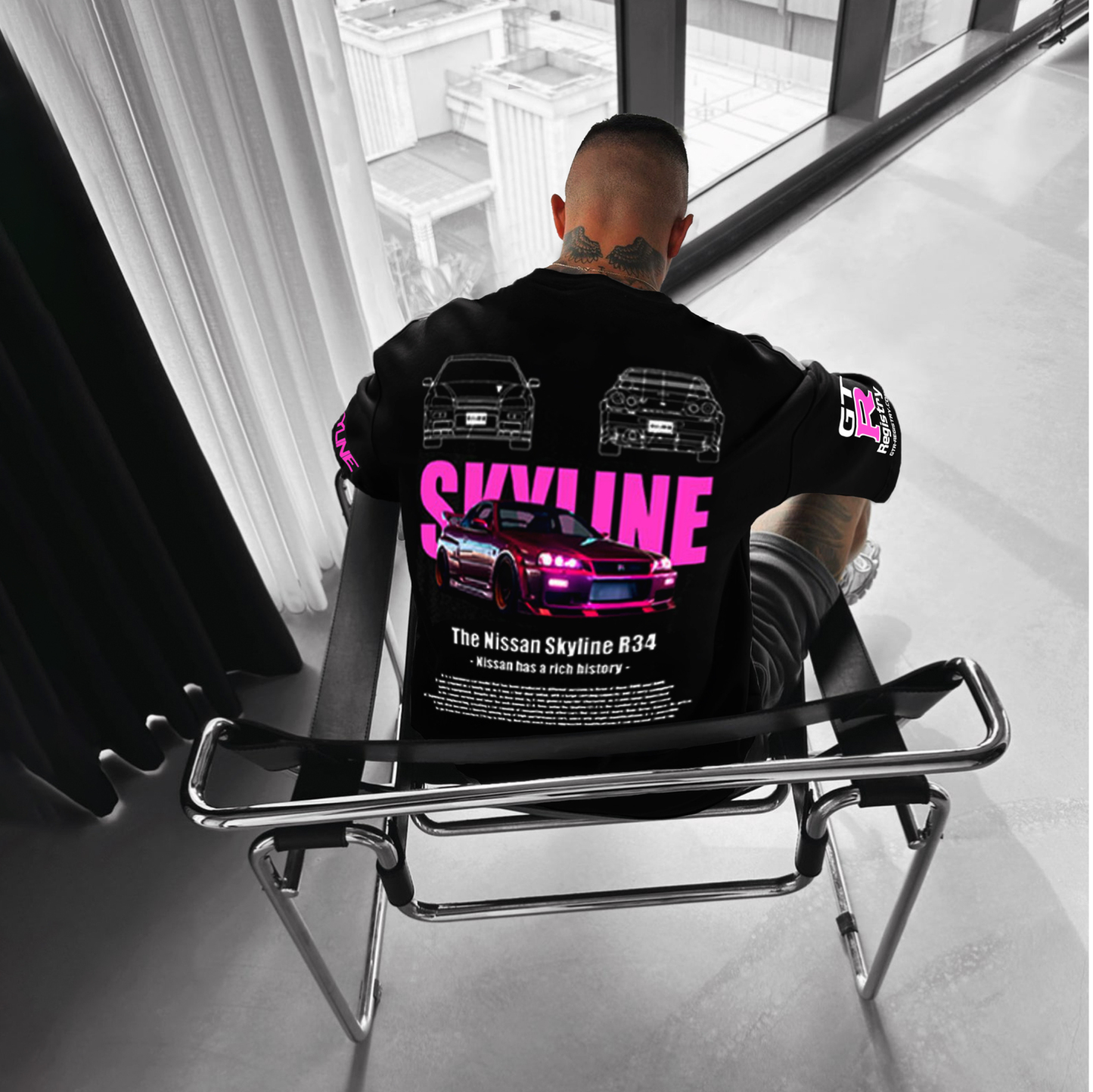 UNISEX Racing Printed T-shirt