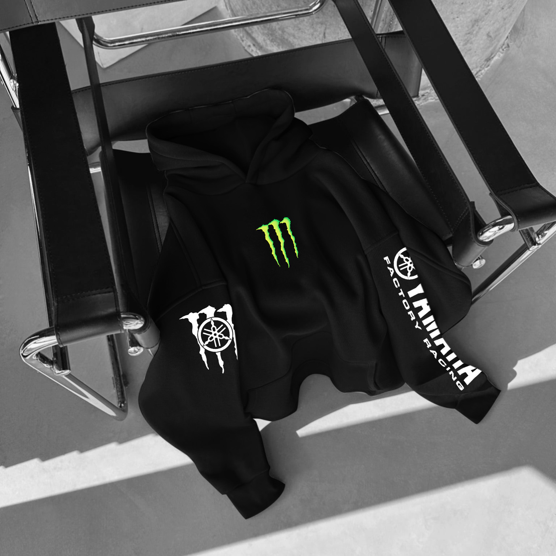 Oversize Racing Style Hoodie