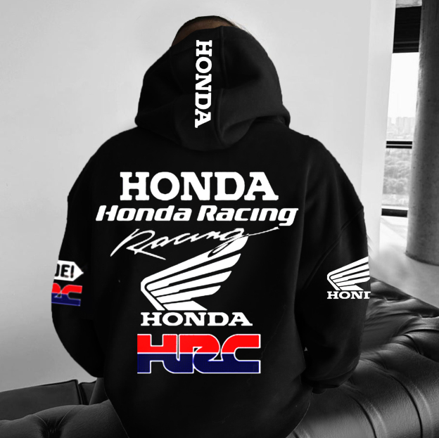 Unisex Oversized HD Racing Streetwear Hoodie