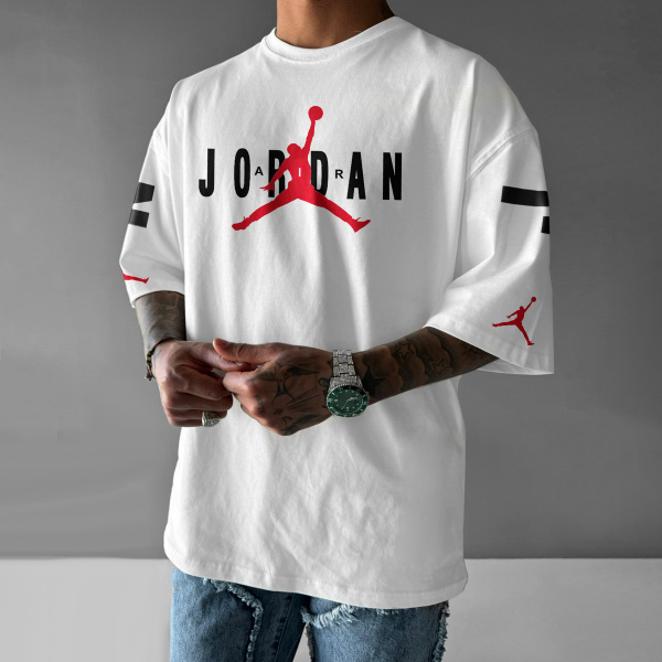 Oversized Basketball Print Graphic T-Shirt