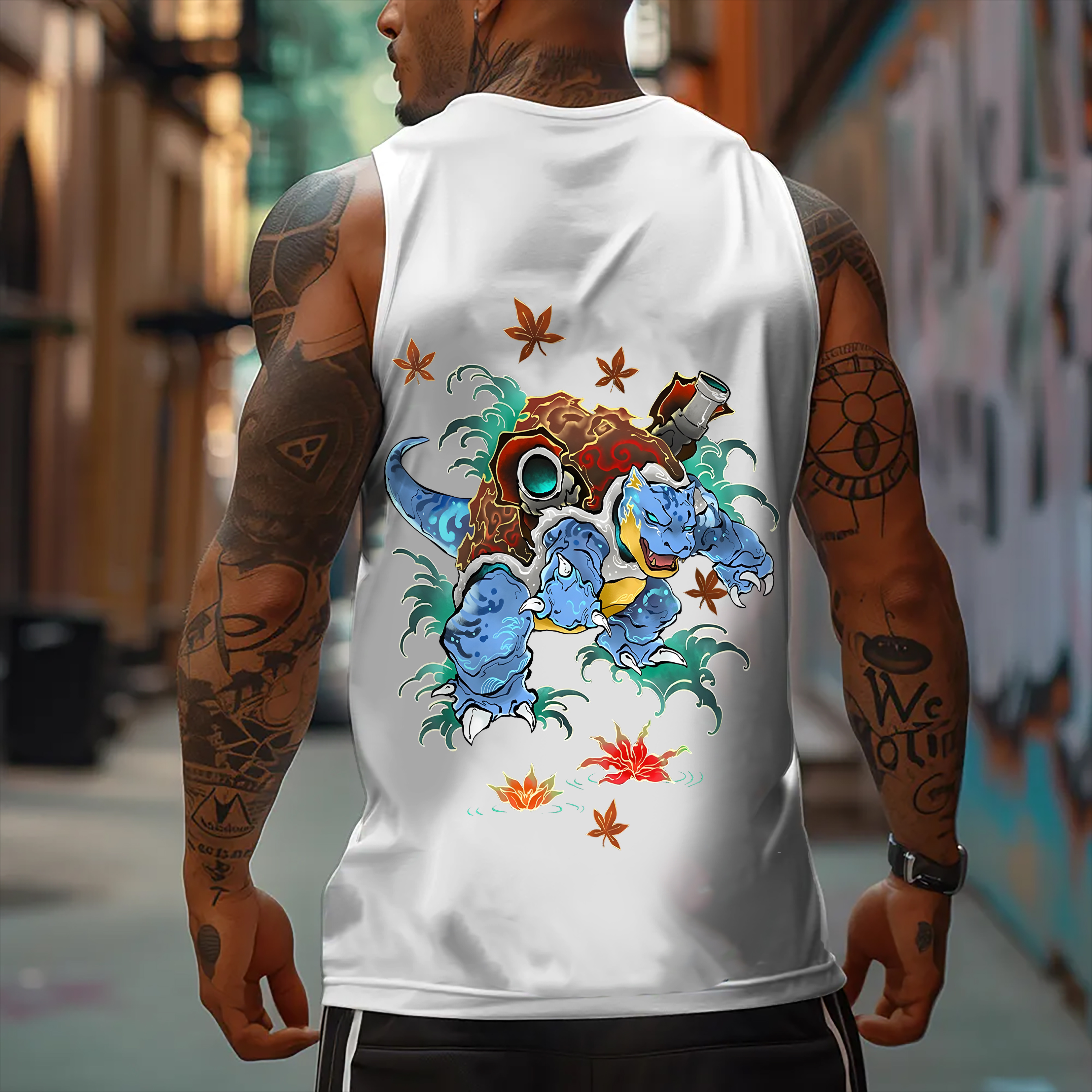 Unisex  Casual Anime  Tank Top