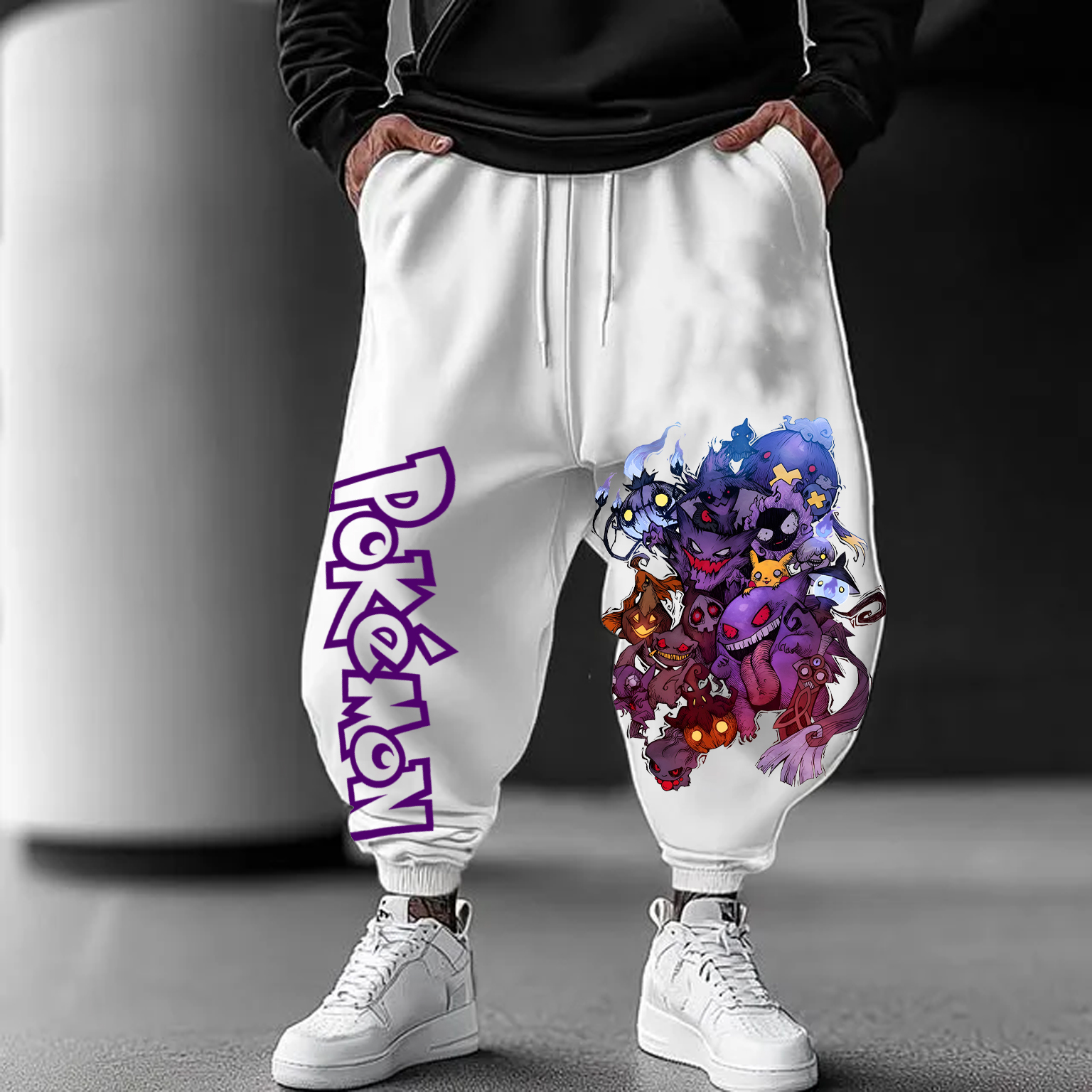 Unisex Casual Anime Streetwear Pants