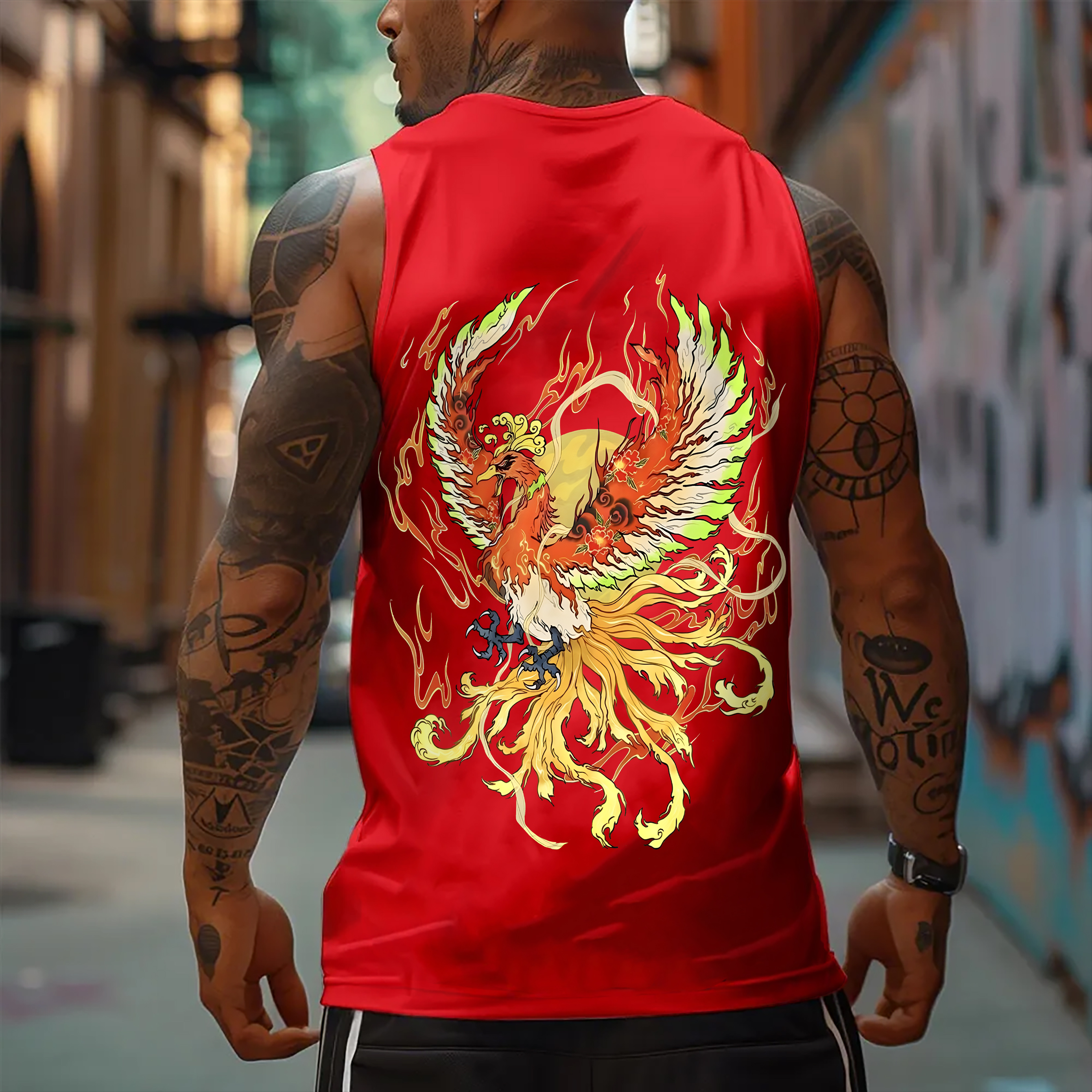 Unisex Anime Sleeveless Tank Top
