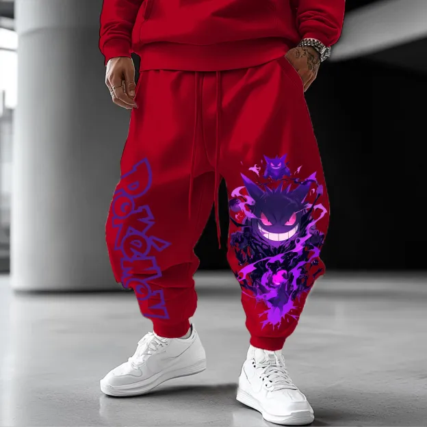 Unisex Casual Anime Streetwear Pants