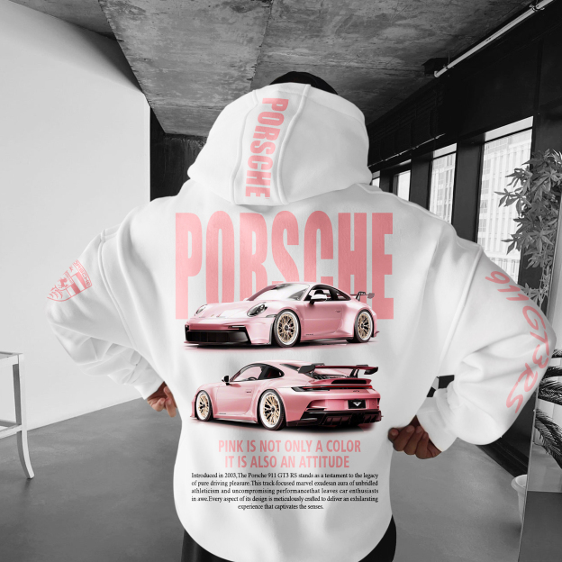 Oversize Sports Car 911 GT3RS Hoodie