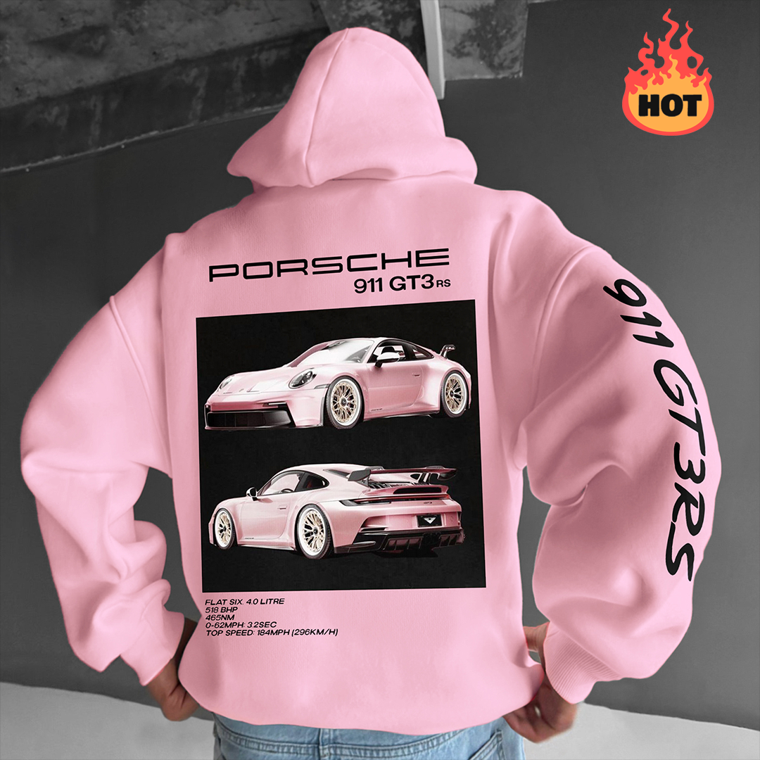 Oversize Sports Car 911 GT3RS Hoodie