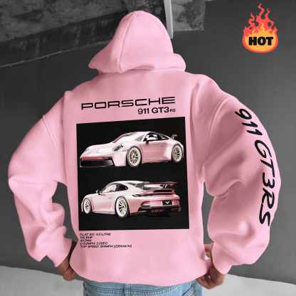 Oversize Sports Car 911 GT3RS Hoodie