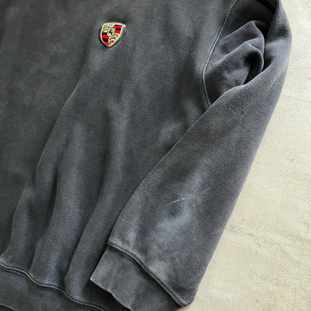 Unisex Vintage Machine Embroidered Racing Loose Sweatshirt