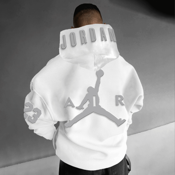 Unisex basketball print casual hoodie