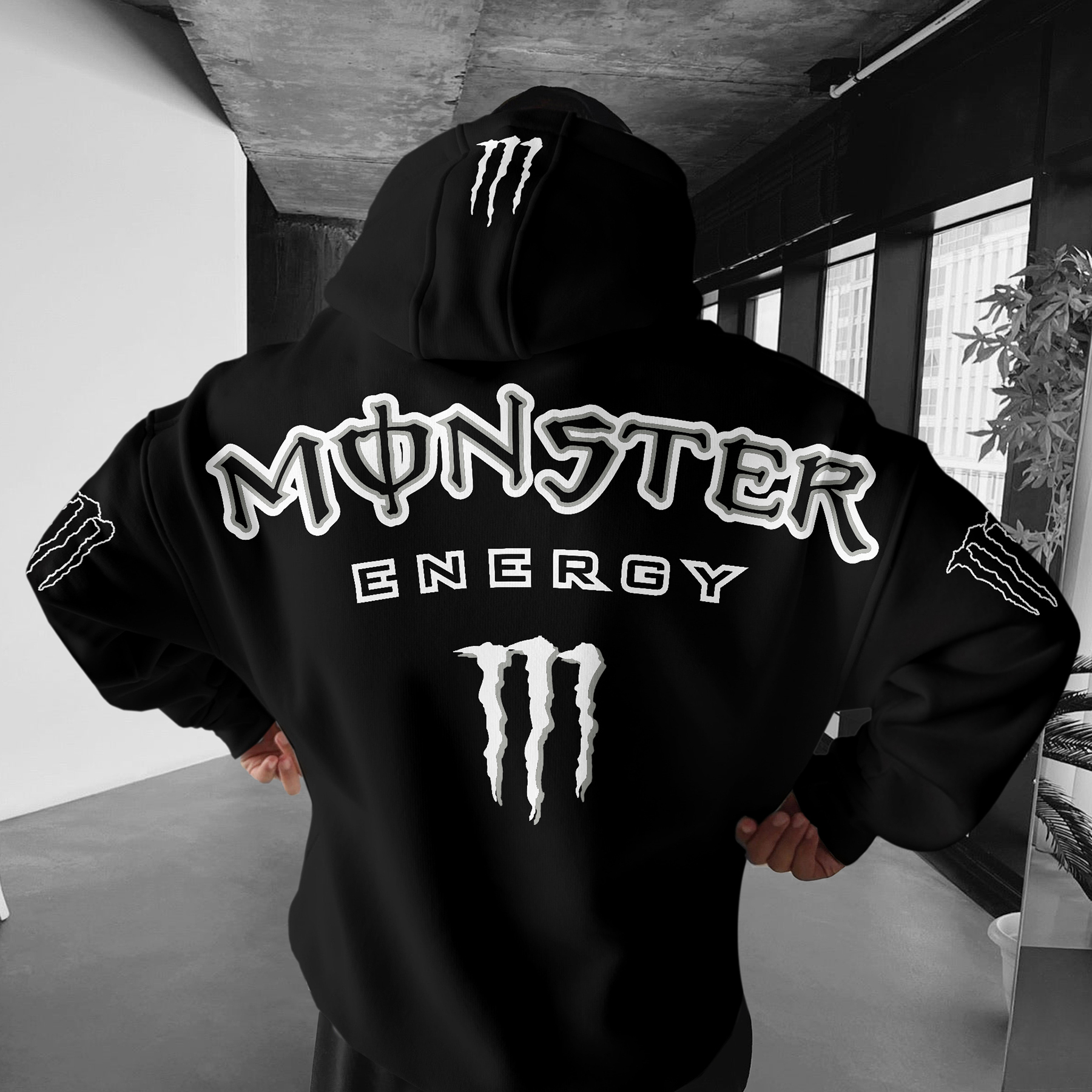 Oversize Energy Drink Style Hoodie