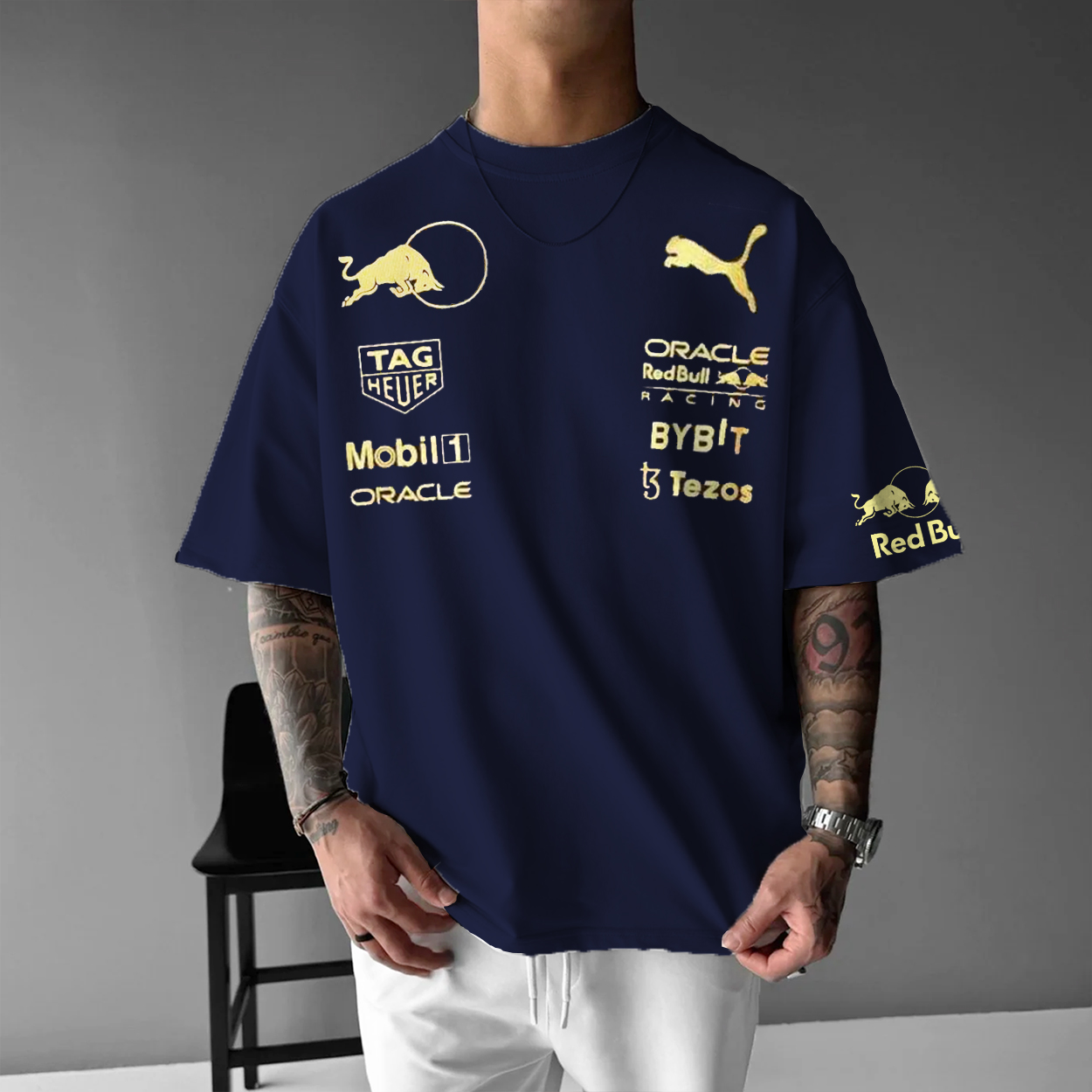 Unisex Racing Champion RB Oversized T-Shirt