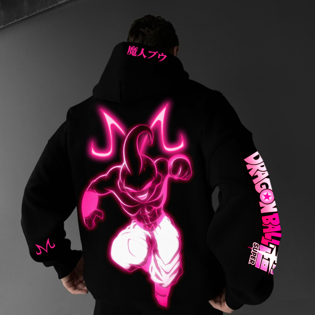 Unisex Oversized Japanese Anime Hoodie-Teegamechanger