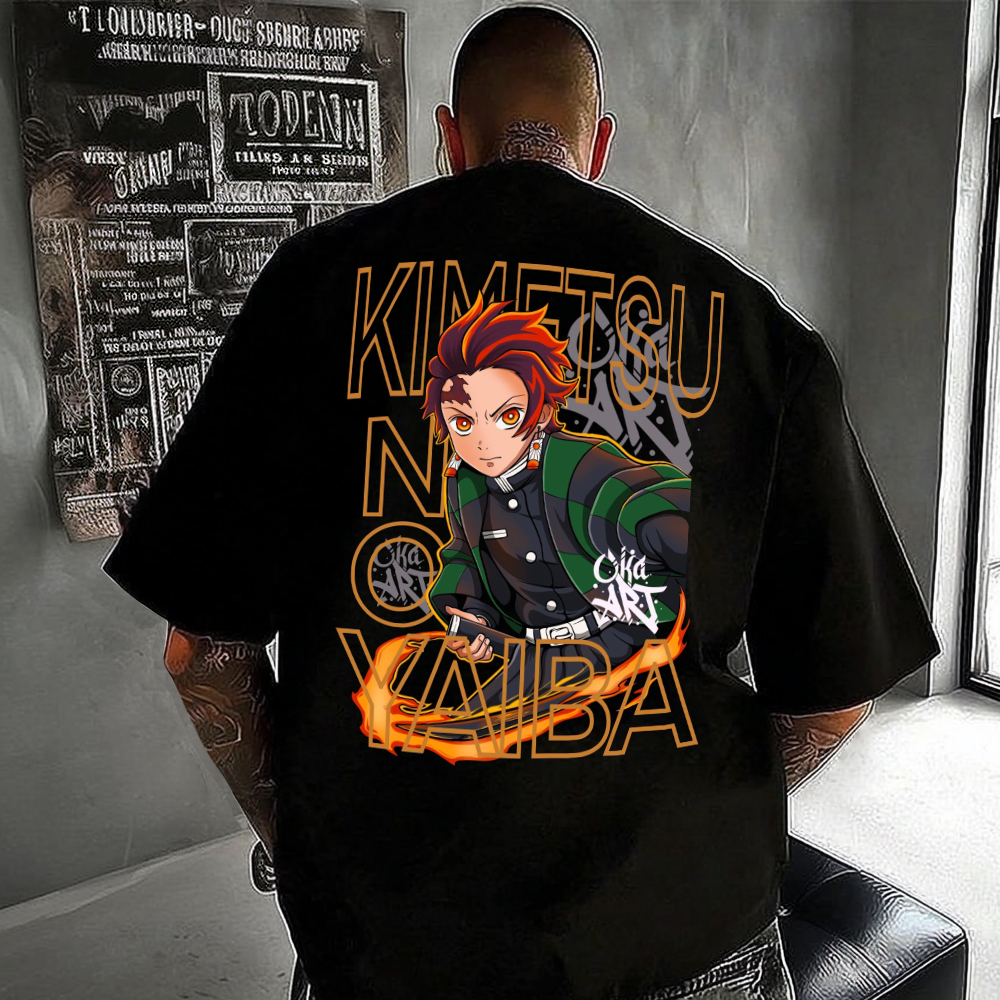 Unisex Anime Inspired Vintage T-Shirt