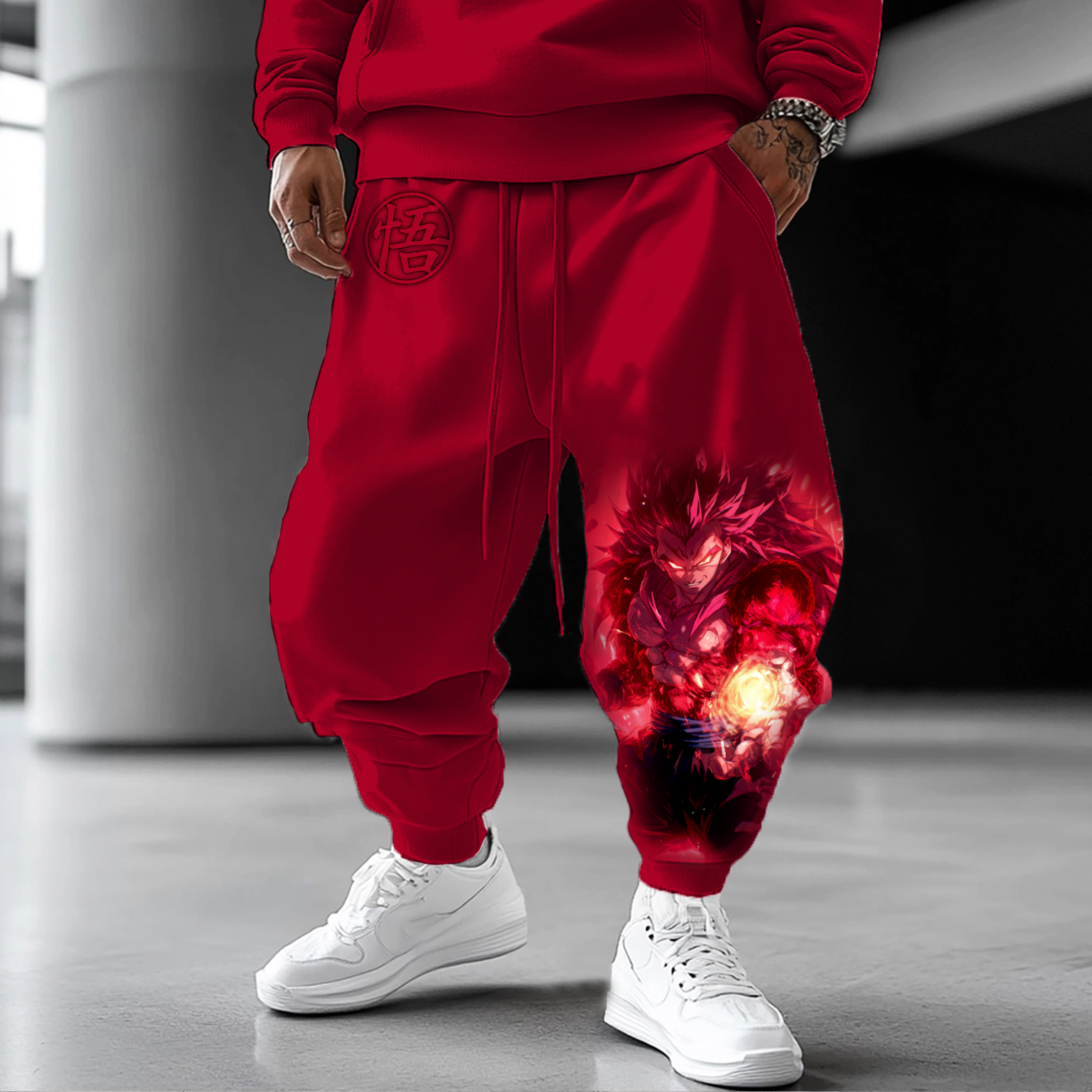 Unisex Casual Anime Streetwear Pants