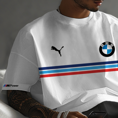 Unisex Racing Car Printed Oversized T-shirt