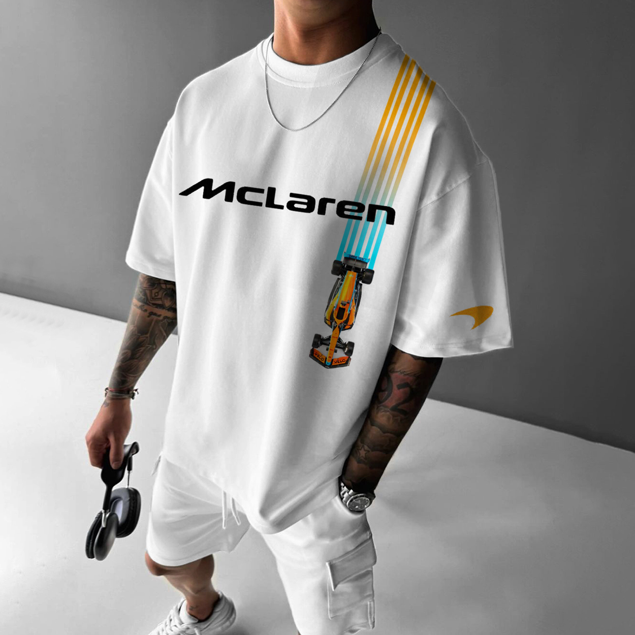Men's Racing Graphic Print T-Shirt