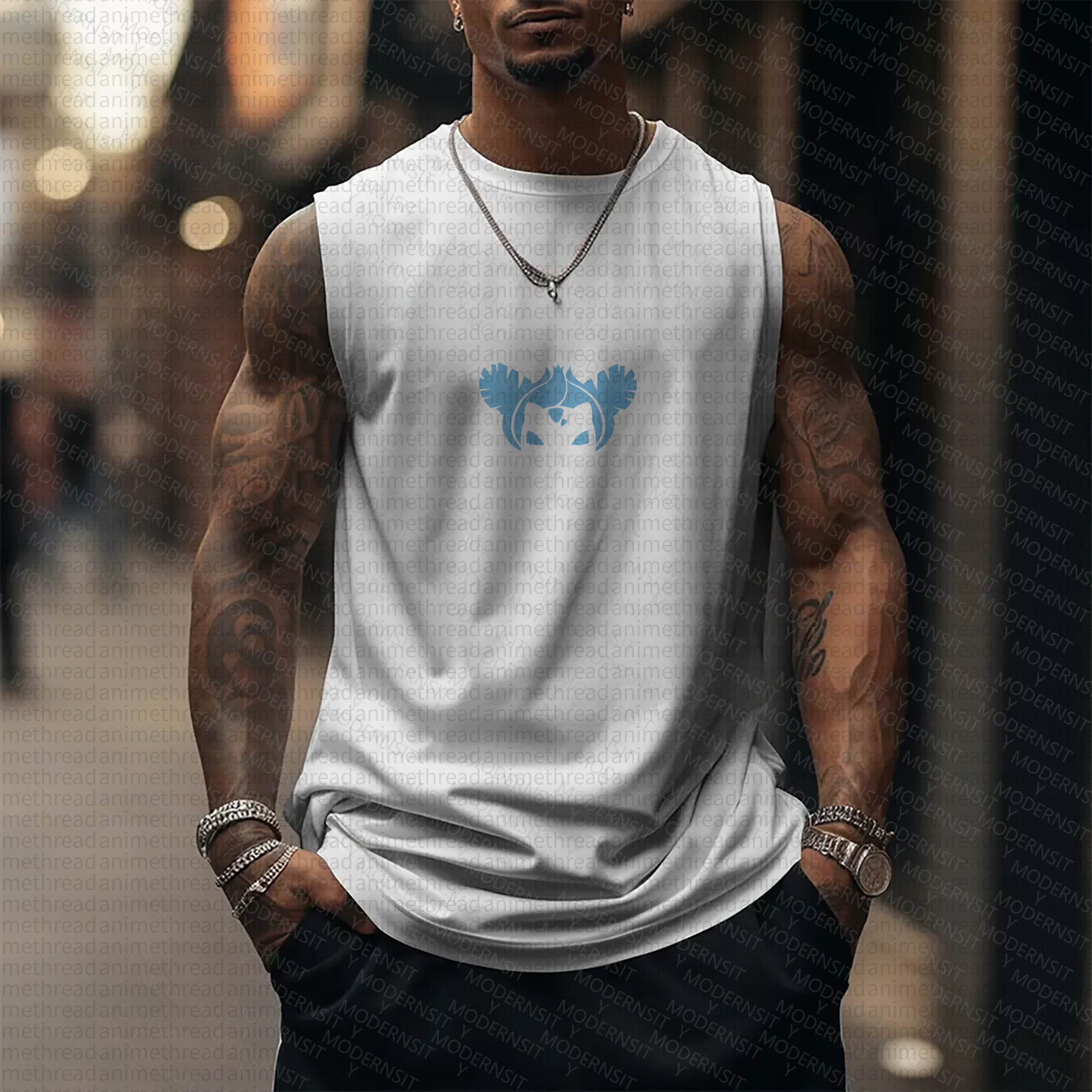 Unisex    Casual Anime  Tank Top
