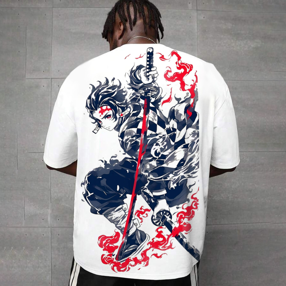 Unisex Anime Inspired Vintage T-Shirt