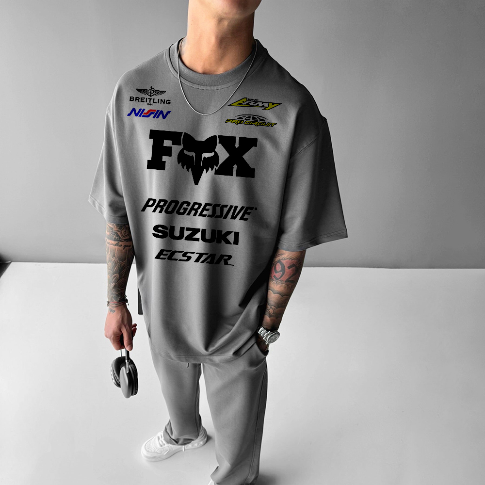 Oversized Unisex Casual Sports T-Shirt