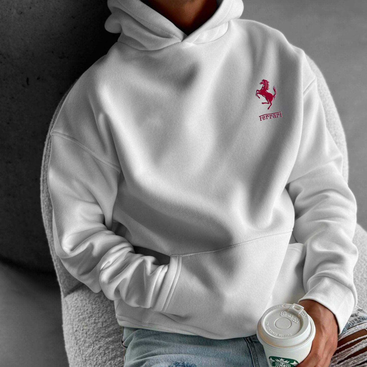 Casual Fashion Car Logo Hoodie