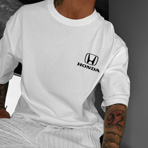 Unisex Casual S2000 Sports Car Printed T-shirt