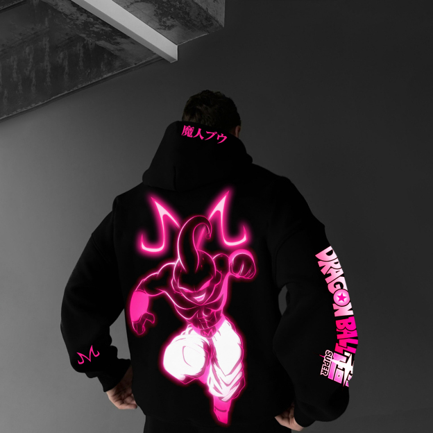 Unisex Oversized Japanese Anime Hoodie-Teegamechanger