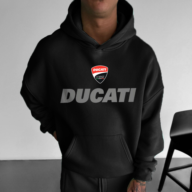 Unisex Motorcycle Oversized Casual Hoodie