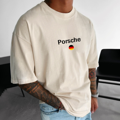 Unisex Casual Sports Car T-shirt
