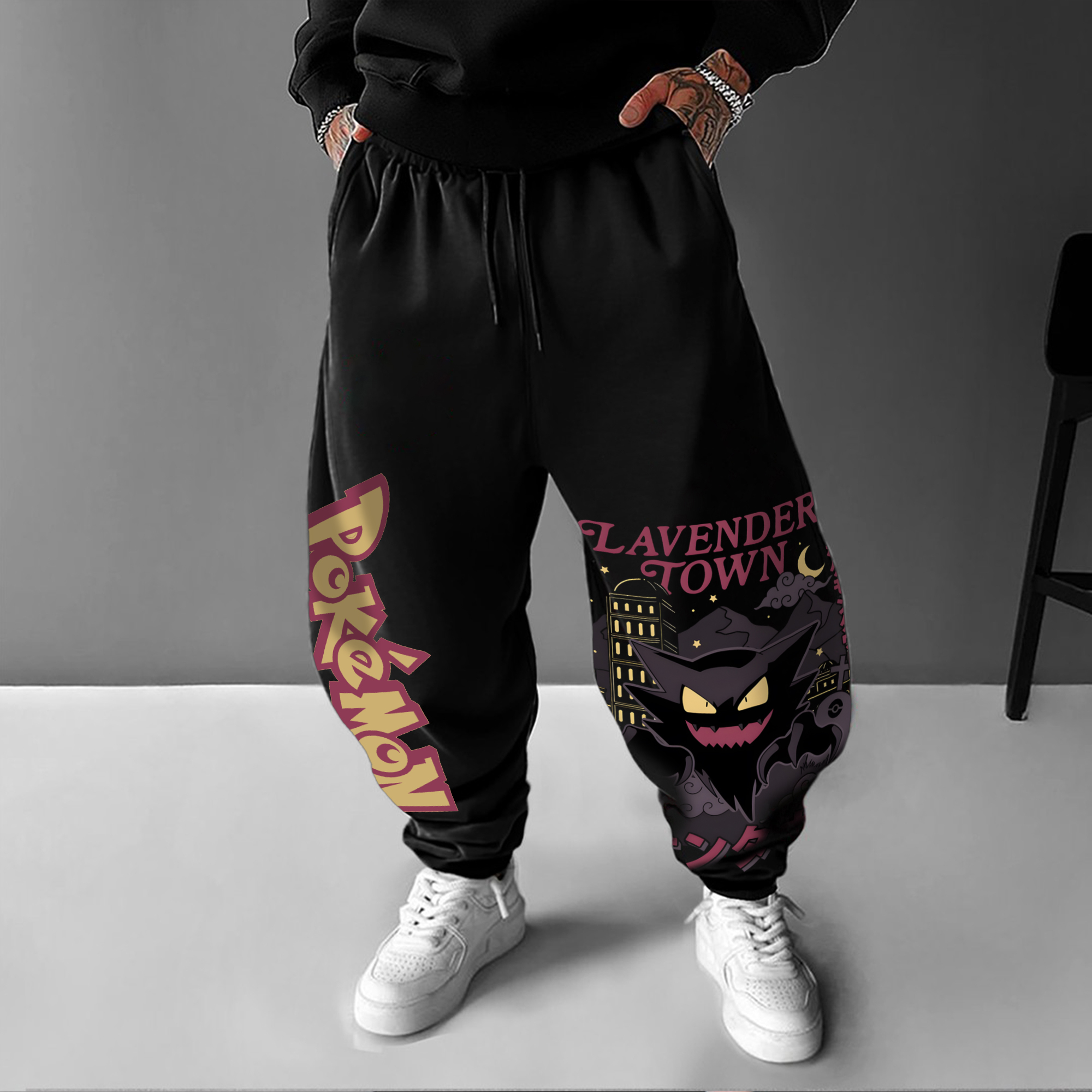 Unisex Casual Anime Streetwear Pants