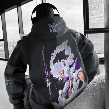 Unisex Anime Graphic Streetwear Vintage Hoodie