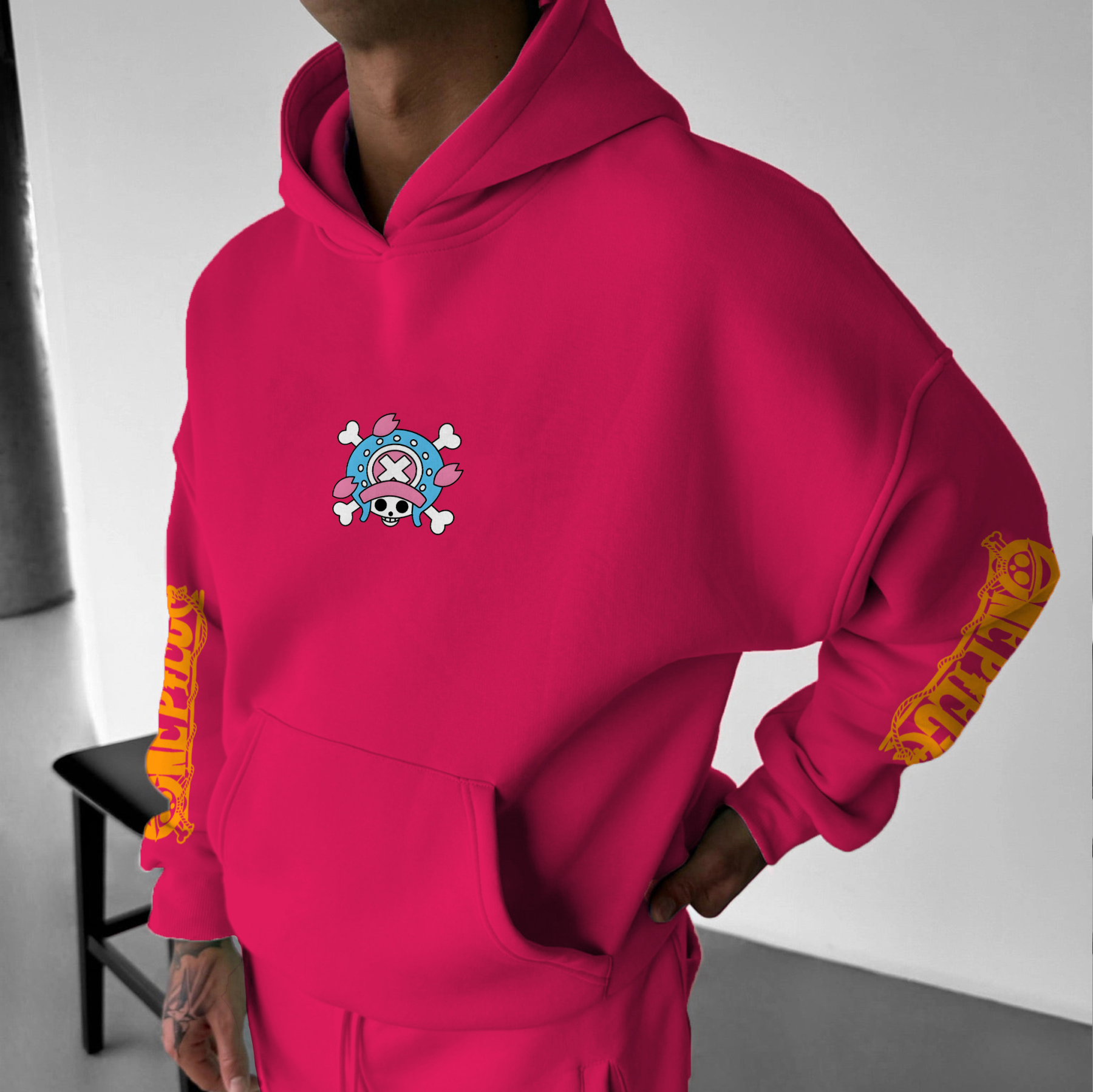 Unisex Anime Graphic Streetwear Vintage Hoodie