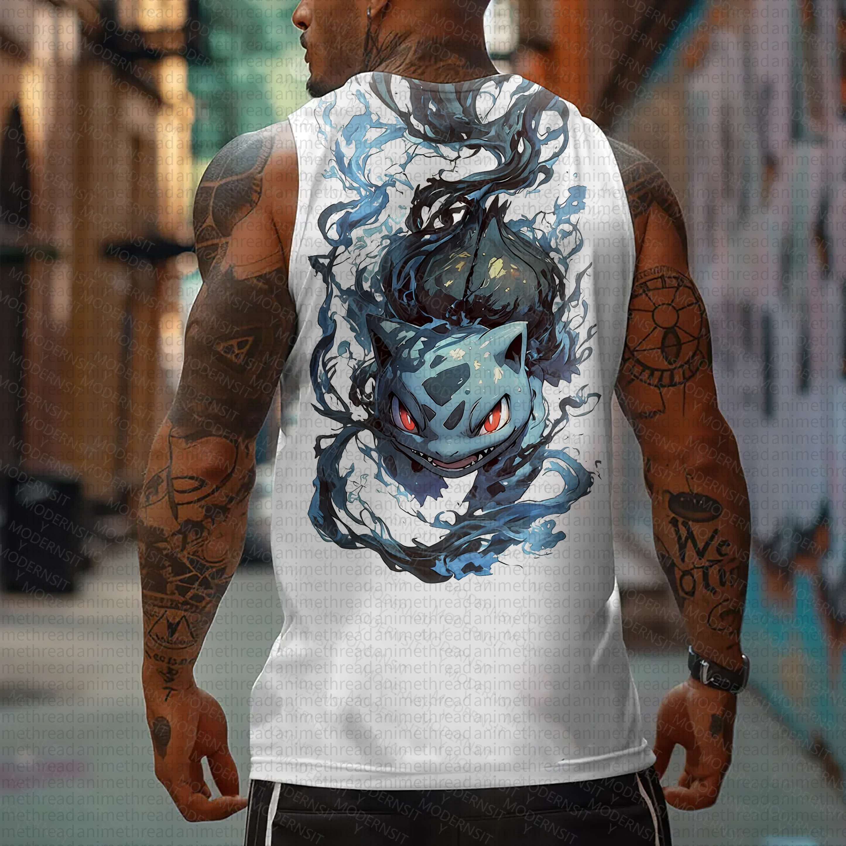 Unisex    Casual Anime  Tank Top