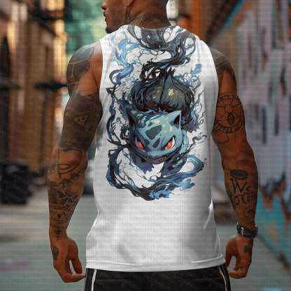 Unisex    Casual Anime  Tank Top