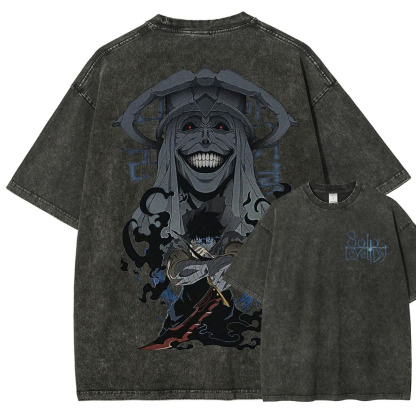solo leveling Unisex Fit Washed T-Shirt