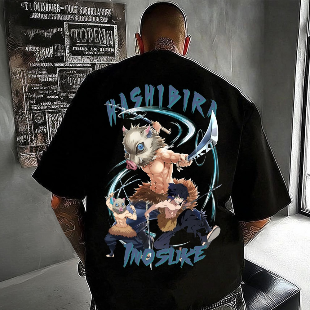 Unisex Anime Inspired Vintage T-Shirt