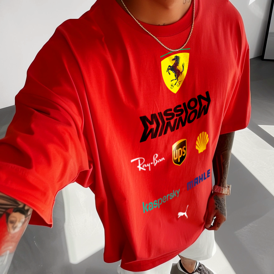 Partners Promotional Banner Fashion Print Logo T-Shirt