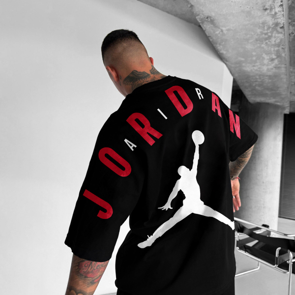 Oversized street style basketball print Tee