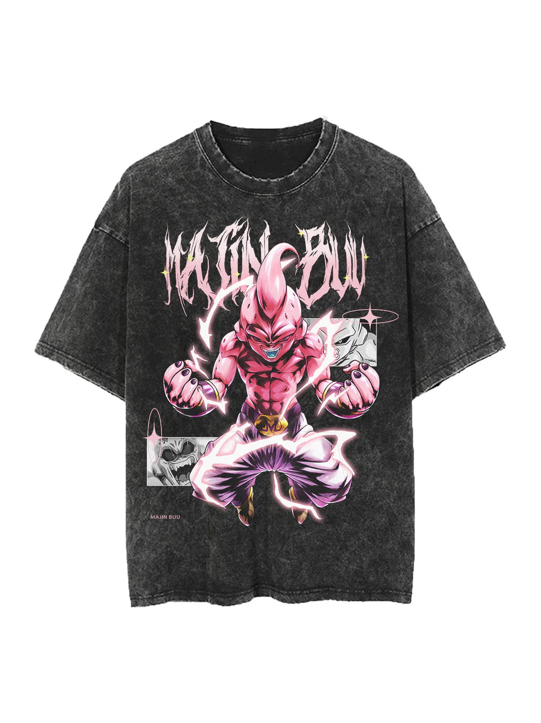 Dragon Ball Majin Buu Vintage Oversize Washed Tee