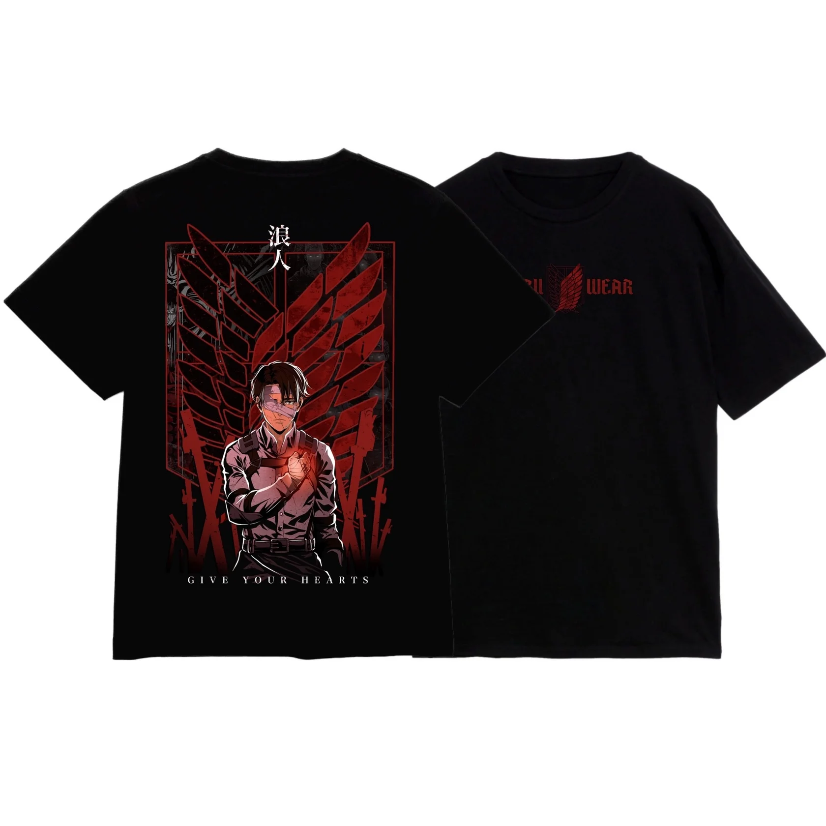 Unisex Anime Inspired Vintage T-Shirt