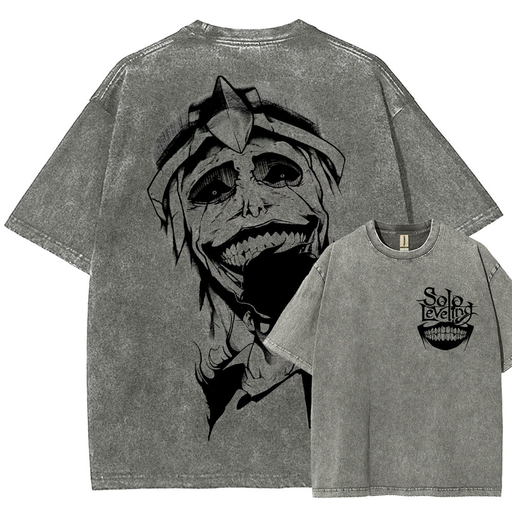 Solo Leveling Unisex Fit Washed T-Shirt