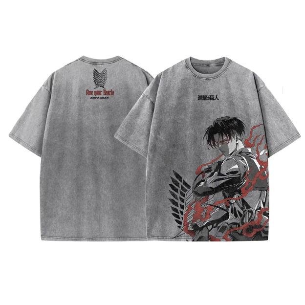 Unisex Anime Inspired Vintage T-Shirt