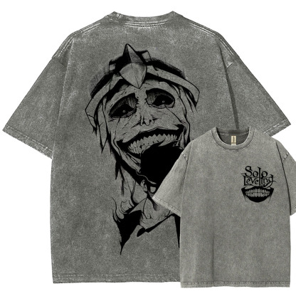 Solo Leveling Unisex Fit Washed T-Shirt