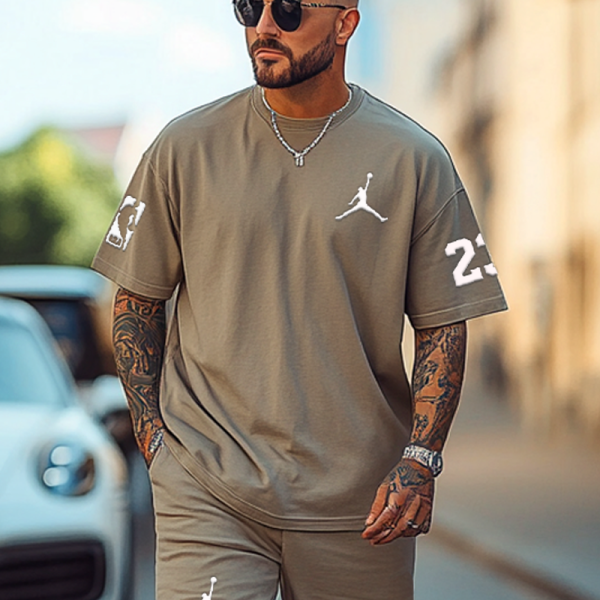 Unisex Basketball T-shirt and Shorts Set