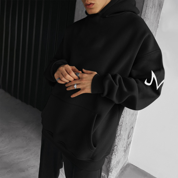 Unisex Oversized Anime Print Hoodie-Teegamechanger