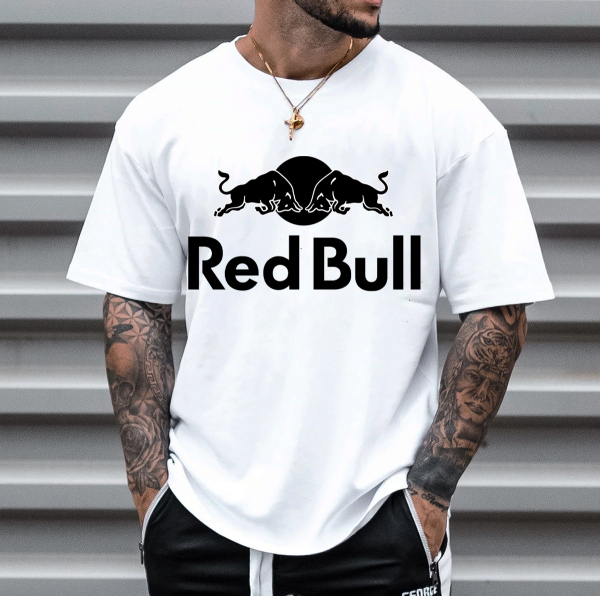 Unisex Loose Fit Premium Racing Badge Print T-Shirt