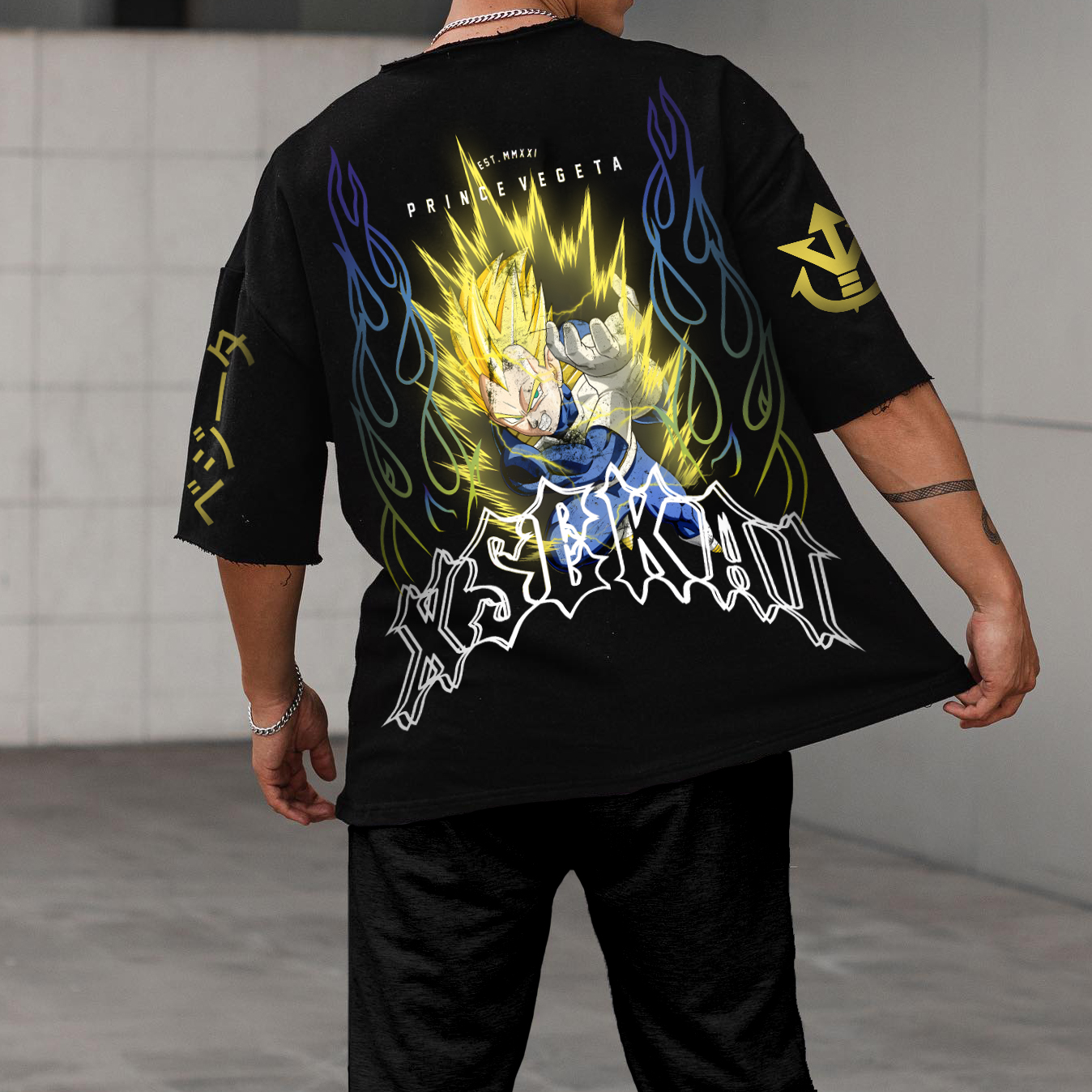 Unisex Anime Graphic Streetwear Vintage Set