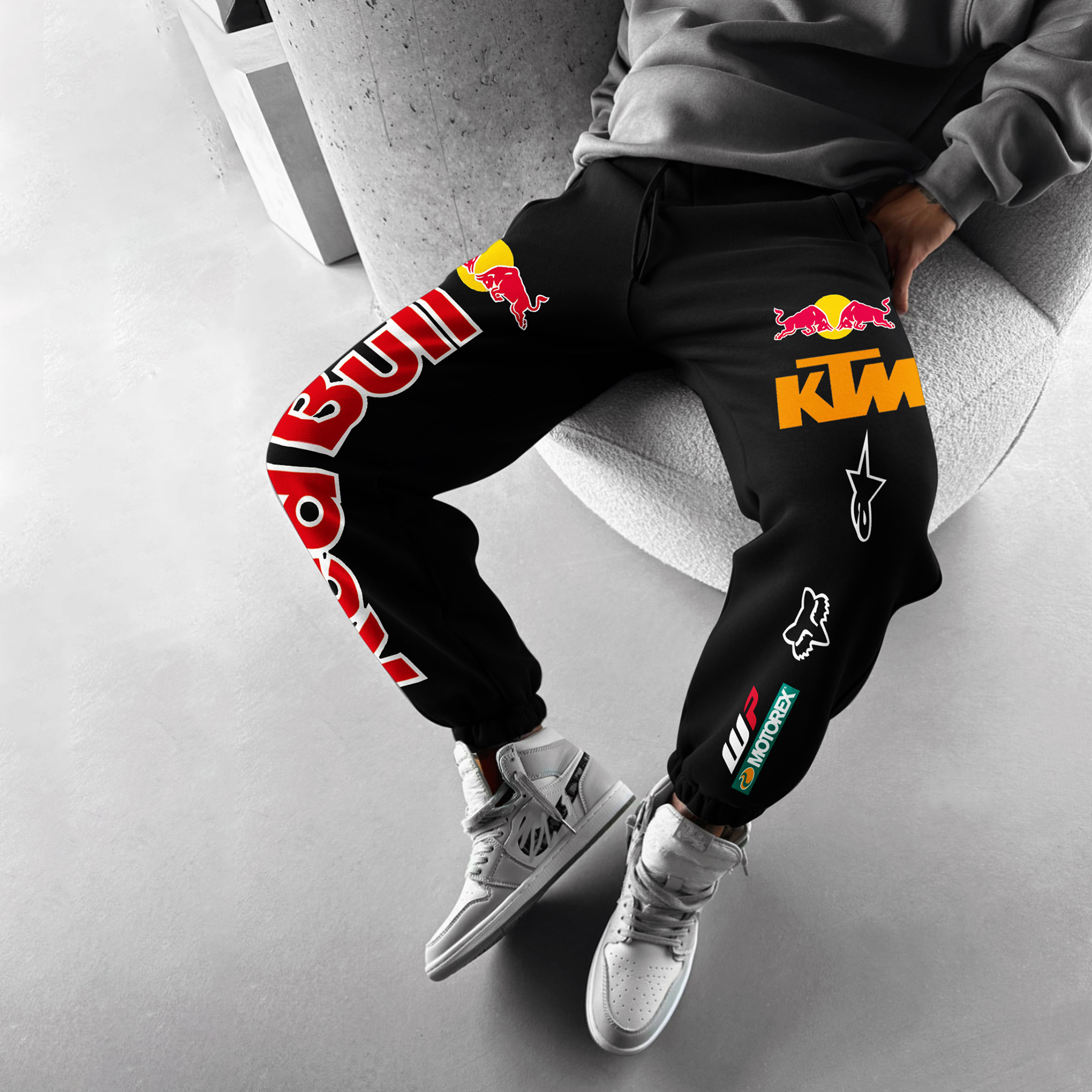 Fashionable Casual Gives You Wings Print Men's Sweatpants